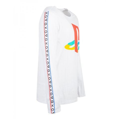 T-shirt Manches Longues - Playstation - Logo - Taille L